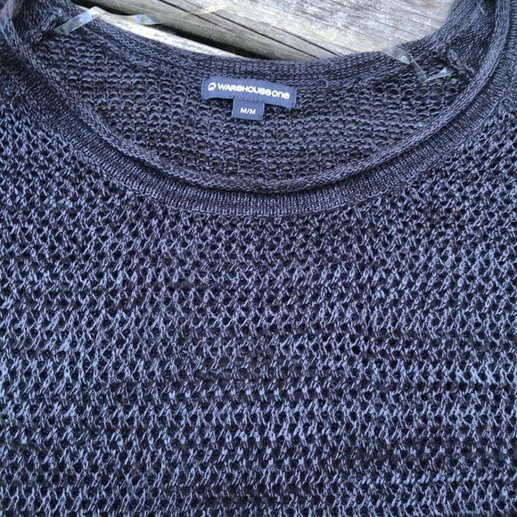Warehouse One Mesh Sweater - Picture 3 of 6